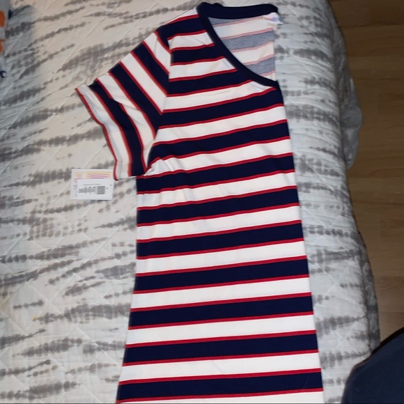 LuLaRoe Christy NWT, 3XL, red, white, & blue - Picture 3 of 9
